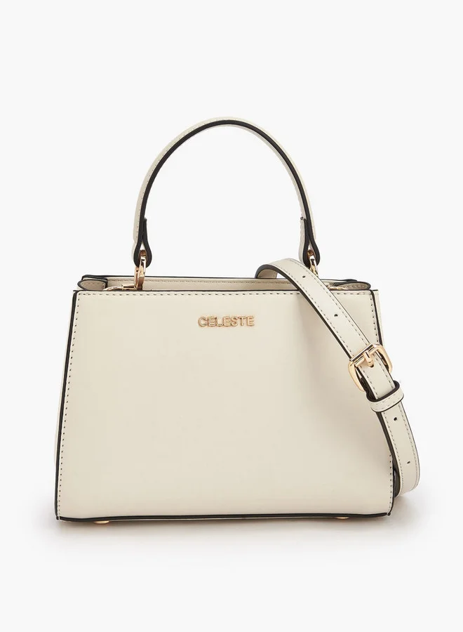 Celeste Solid Tote Bag with Detachable Straps